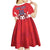 Custom Norway Football Kid Short Sleeve Dress Red Lion Football 2024 - Wonder Print Shop