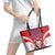 Custom Norway Football Leather Tote Bag Red Lion Football 2024 - Wonder Print Shop