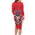 Custom Norway Football Long Sleeve Bodycon Dress Red Lion Football 2024 - Wonder Print Shop