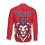 Custom Norway Football Long Sleeve Button Shirt Red Lion Football 2024 - Wonder Print Shop