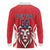 Custom Norway Football Long Sleeve Polo Shirt Red Lion Football 2024 - Wonder Print Shop