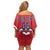 Custom Norway Football Off Shoulder Short Dress Red Lion Football 2024 - Wonder Print Shop