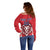 Custom Norway Football Off Shoulder Sweater Red Lion Football 2024