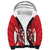 Custom Norway Football Sherpa Hoodie Red Lion Football 2024 - Wonder Print Shop