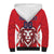 Custom Norway Football Sherpa Hoodie Red Lion Football 2024 - Wonder Print Shop