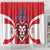 Custom Norway Football Shower Curtain Red Lion Football 2024