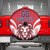 Custom Norway Football Spare Tire Cover Red Lion Football 2024 - Wonder Print Shop