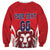 Custom Norway Football Sweatshirt Red Lion Football 2024 - Wonder Print Shop