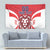 Custom Norway Football Tapestry Red Lion Football 2024