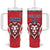 Custom Norway Football Tumbler With Handle Red Lion Football 2024