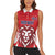 Custom Norway Football Women Sleeveless Polo Shirt Red Lion Football 2024 - Wonder Print Shop