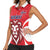 Custom Norway Football Women Sleeveless Polo Shirt Red Lion Football 2024 - Wonder Print Shop