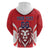 Custom Norway Football Zip Hoodie Red Lion Football 2024 - Wonder Print Shop