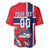 Custom Norway Hockey Baseball Jersey The Polar Bears Hockey - Wonder Print Shop