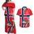 Custom Norway Hockey Couples Matching Off Shoulder Maxi Dress and Hawaiian Shirt The Polar Bears Hockey - Wonder Print Shop