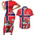 Custom Norway Hockey Couples Matching Short Sleeve Bodycon Dress and Hawaiian Shirt The Polar Bears Hockey - Wonder Print Shop