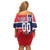 Custom Norway Hockey Family Matching Off Shoulder Short Dress and Hawaiian Shirt The Polar Bears Hockey - Wonder Print Shop