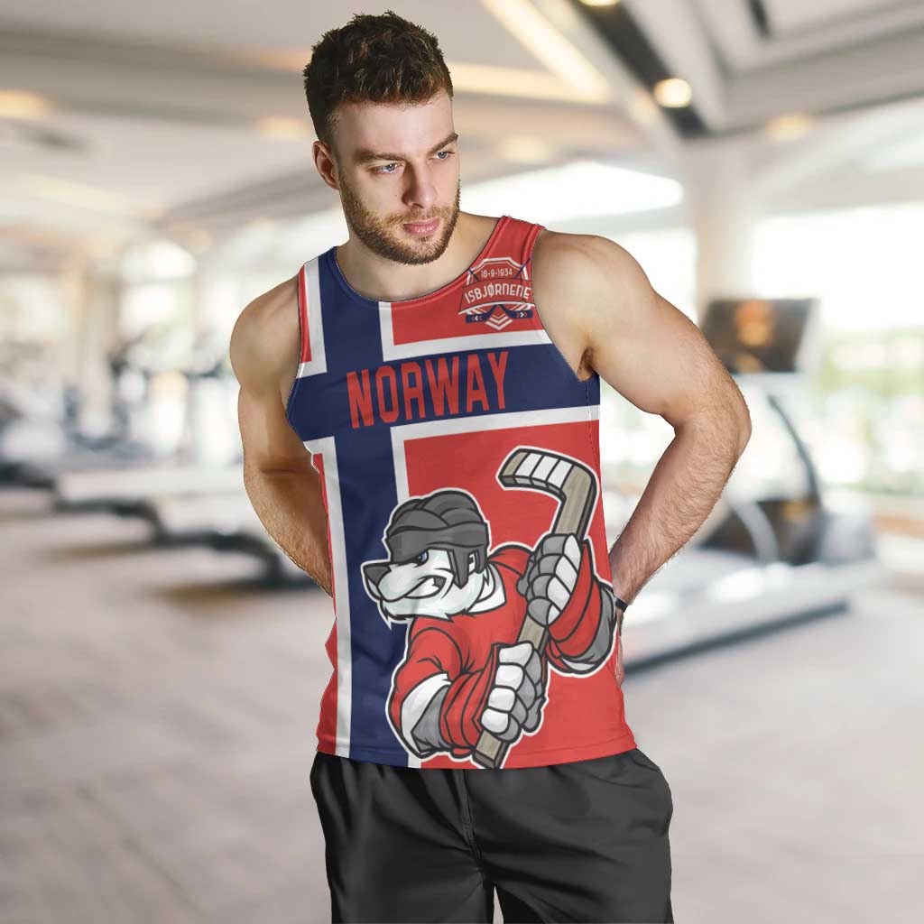 Custom Norway Hockey Men Tank Top The Polar Bears Hockey - Wonder Print Shop