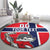 Custom Norway Hockey Round Carpet The Polar Bears Hockey