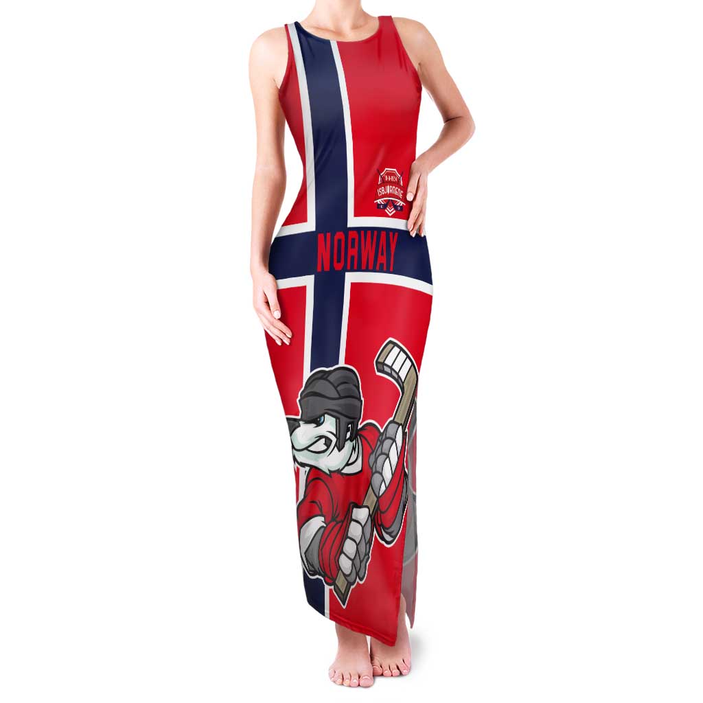 Custom Norway Hockey Tank Maxi Dress The Polar Bears Hockey