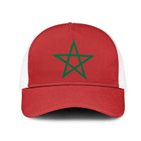 Morocco Baseball Net Cap Flag Color Inspiration - Wonder Print Shop