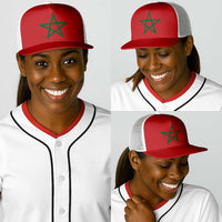 Morocco Baseball Net Cap Flag Color Inspiration - Wonder Print Shop