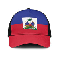 Haiti Baseball Net Cap Flag Color Inspiration - Wonder Print Shop