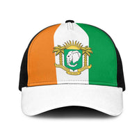 Ivory Coast Baseball Net Cap Flag Color Inspiration - Wonder Print Shop