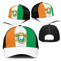 Ivory Coast Baseball Net Cap Flag Color Inspiration - Wonder Print Shop
