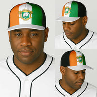 Ivory Coast Baseball Net Cap Flag Color Inspiration - Wonder Print Shop