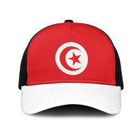 Tunisia Baseball Net Cap Flag Color Inspiration - Wonder Print Shop