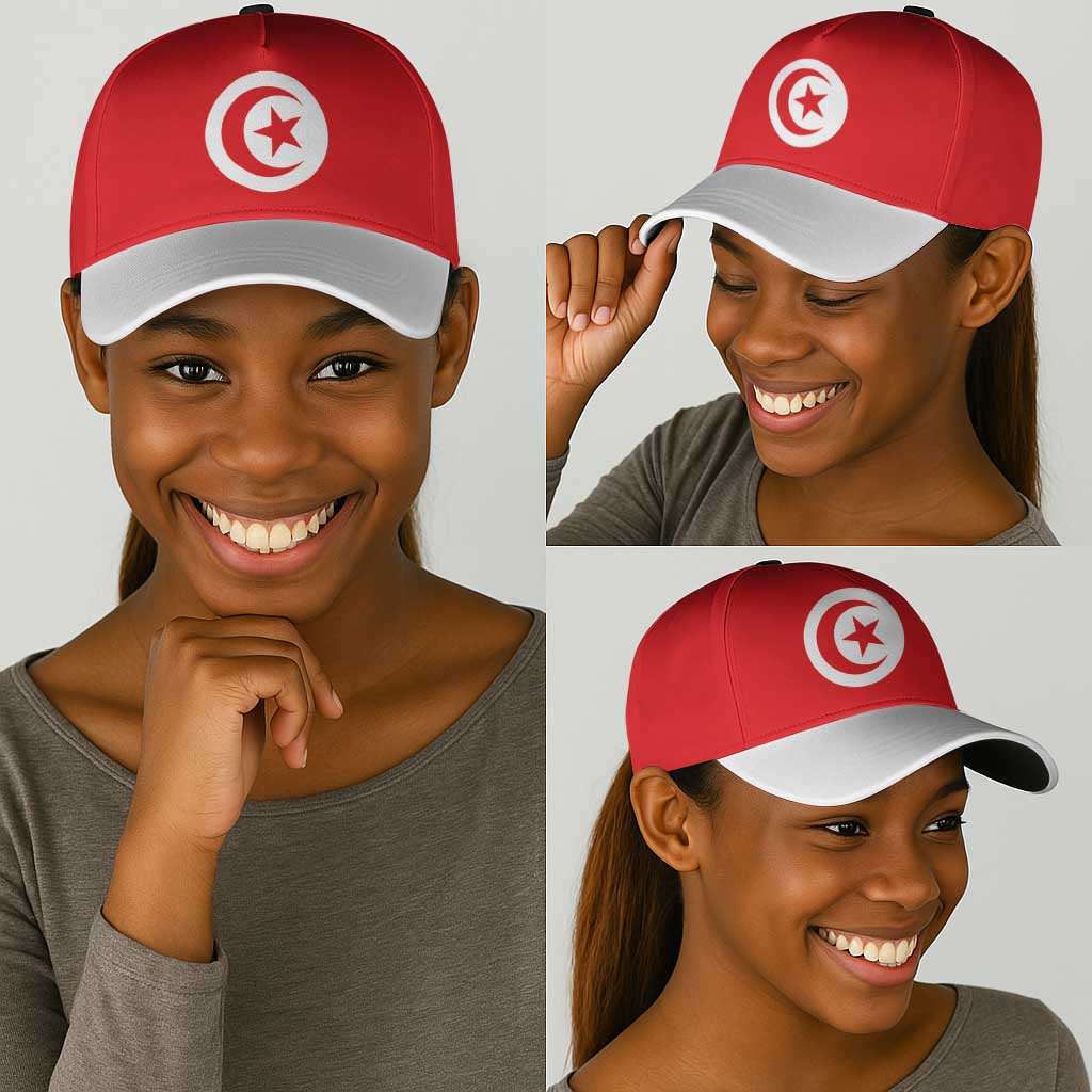 Tunisia Classic Cap Flag Color Inspiration - Wonder Print Shop