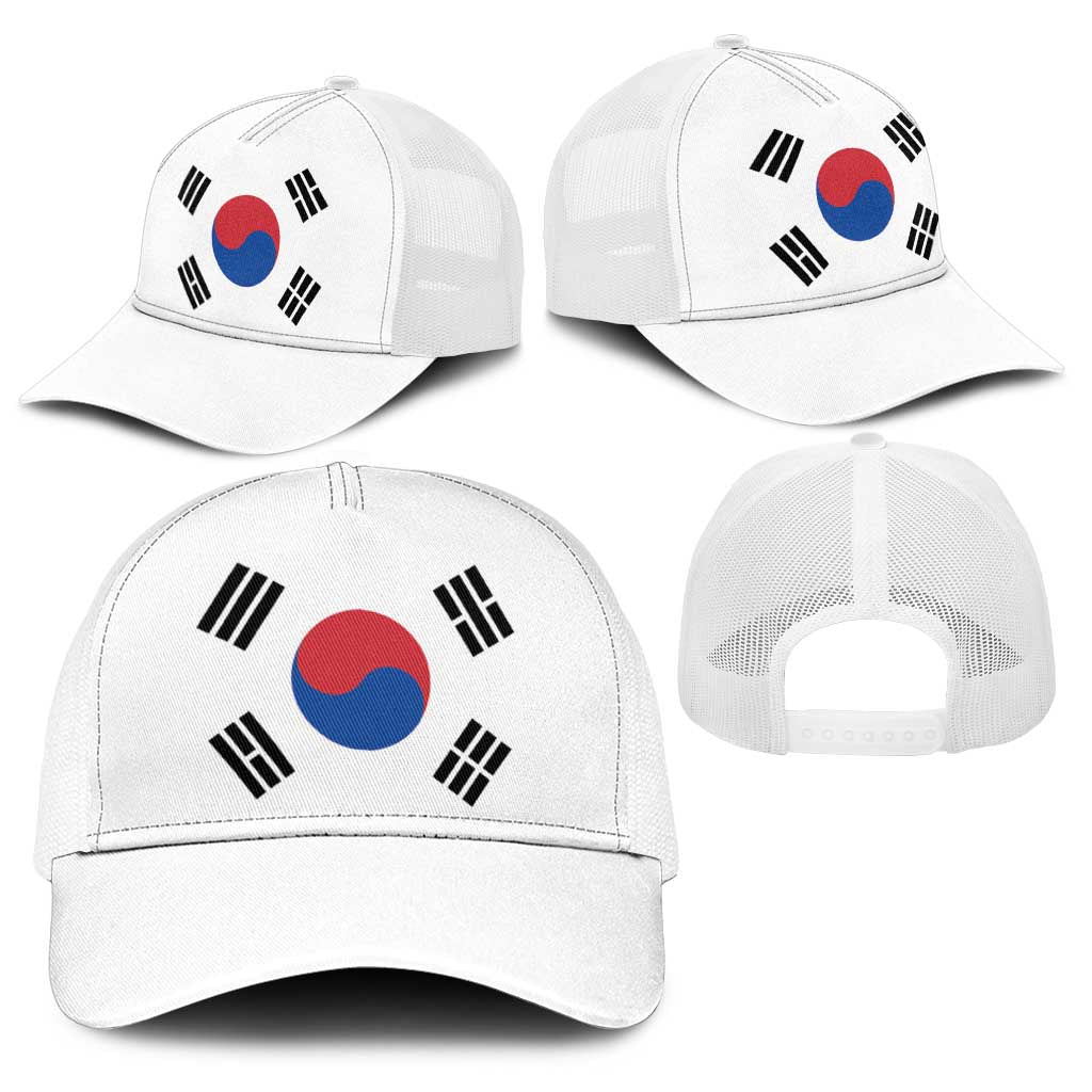South Korea Baseball Net Cap Flag Color Inspiration - Wonder Print Shop