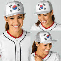 South Korea Baseball Net Cap Flag Color Inspiration - Wonder Print Shop
