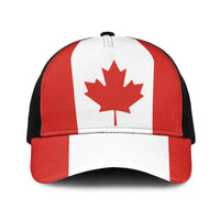 Canada Baseball Net Cap Flag Color Inspiration - Wonder Print Shop