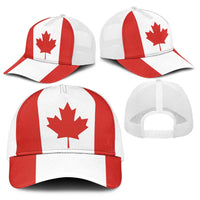 Canada Baseball Net Cap Flag Color Inspiration - Wonder Print Shop