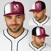 Qatar Baseball Net Cap Flag Color Inspiration - Wonder Print Shop