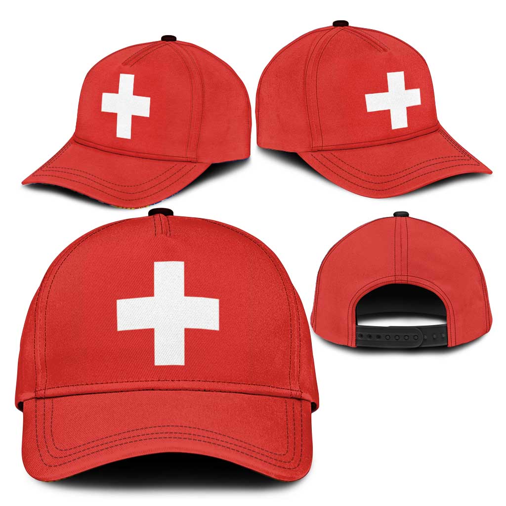 Switzerland Classic Cap Flag Color Inspiration - Wonder Print Shop
