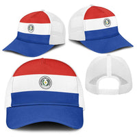 Paraguay Baseball Net Cap Flag Color Inspiration - Wonder Print Shop