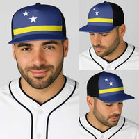Curacao Baseball Net Cap Flag Color Inspiration - Wonder Print Shop