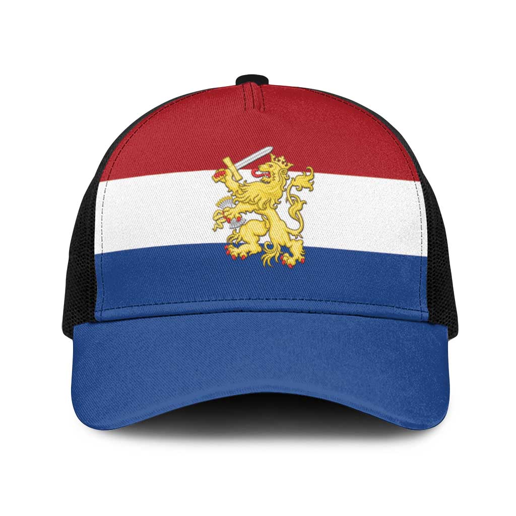Netherlands Baseball Net Cap Flag Color Inspiration - Wonder Print Shop