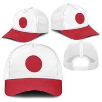 Japan Baseball Net Cap Flag Color Inspiration - Wonder Print Shop