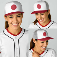 Japan Baseball Net Cap Flag Color Inspiration - Wonder Print Shop