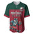 Custom Portugal Rugby Baseball Jersey Go Os Lobos Wolves Mascot