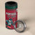 Custom Portugal Rugby 4 in 1 Can Cooler Tumbler Go Os Lobos Wolves Mascot