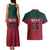 Custom Portugal Rugby Couples Matching Tank Maxi Dress and Hawaiian Shirt Go Os Lobos Wolves Mascot