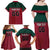 Custom Portugal Rugby Family Matching Off Shoulder Maxi Dress and Hawaiian Shirt Go Os Lobos Wolves Mascot