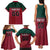 Custom Portugal Rugby Family Matching Tank Maxi Dress and Hawaiian Shirt Go Os Lobos Wolves Mascot