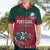 Custom Portugal Rugby Hawaiian Shirt Go Os Lobos Wolves Mascot