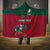 Custom Portugal Rugby Hooded Blanket Go Os Lobos Wolves Mascot